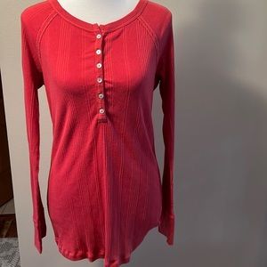 Maternity Liz Lange Orange Top - Large